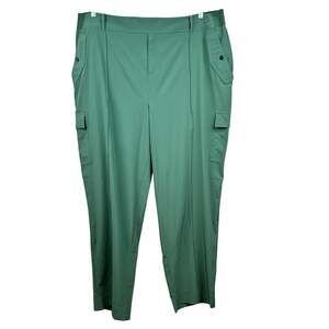 Athleta Women's Vienna Cargo Pant Green Plus Size 22 Active Outdoor Athleisure